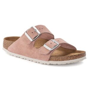 Birkenstock Arizona Pink Clay / Old Rose Suede Sandals Size 41